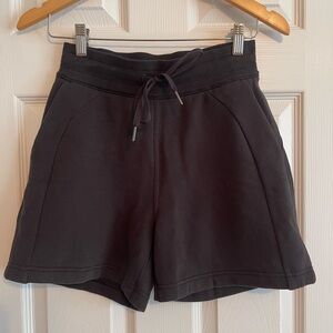 Lululemon Black High Rise Scuba Shorts. Size 4.